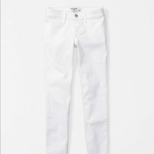abercrombie white kid's jeans